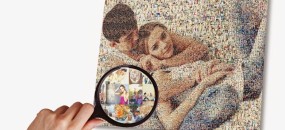 Фото на мозаике.